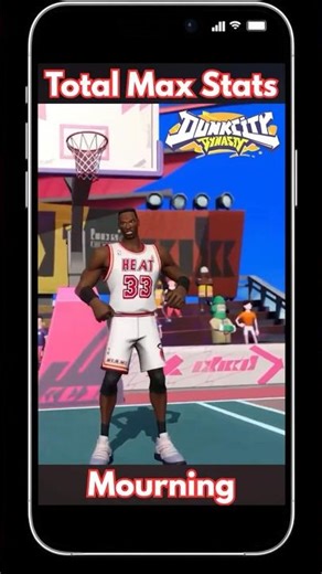 Player Spotlight on Mourning’s Total Max Stats Potential in Dunk City Dynasty!
