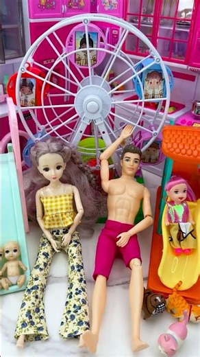 Satisfying With Unboxing Barbie Toy Park, ASMR Video #shorts