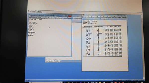 时间序列分析-SARIMA模型（1）-Eviews操作和结果解释