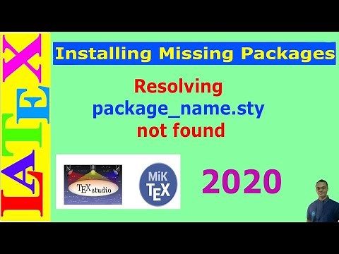 Installing Missing Packages in MikTeX distribution on Windows (LaTeX Advanced Tutorial-02)