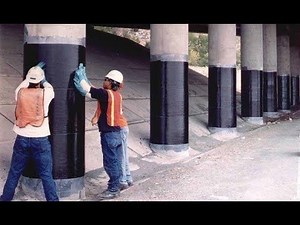 Method for Strengthening of columns using Carbon sheet fabrics (CFRP Method)