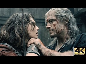 Geralt vs Renfri Epic Fight Scene -The Witcher S01E01 (2019) 4k UHD