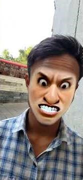 #Funny angry face with friends