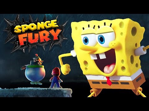 Super Mario 3D World + SPONGEBOB Fury - Intro & Final Fight