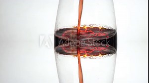 Abstract, distorted and magical movements of a mirror image as an artistic background