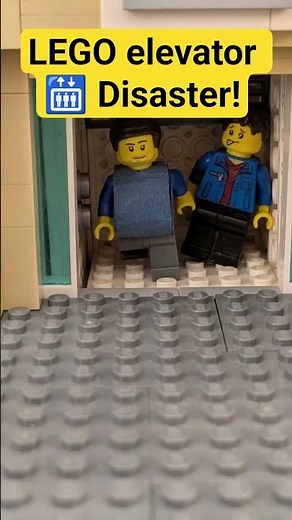 LEGO elevator 🛗 Disaster! - full video on my YouTube channel