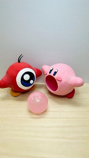 【粘土×コマ撮り】カービィガチャポン!何が出るかな “Kirby Gachapon! What Will You Get?”