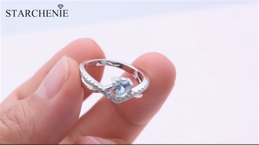 Watch 925 Sterling Silver Birthstone Rings for Women on Amazon Live