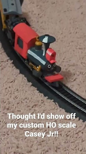 My HO scale Casey Jr!