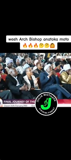 Arch Bishop JJ Gitahi at Karangu Muraya's Brother's Burial