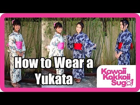 How to Wear a Yukata (Simple) HD