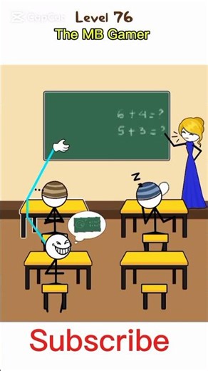 Brain Test Level 76 Trick Solution | Funny Classroom Puzzle Answer #gaming #foryou #games #puzzle