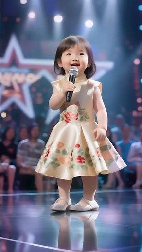 Chinese kid's angelic voice shocked judges! Her singing drove the audience crazy #talent #coversong