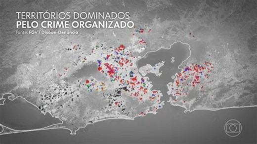 O crime organizado domina territórios no estado