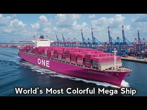 Explore the World’s Most Iconic Magenta Container Vessel by Ocean Network Express (ONE) – Review.