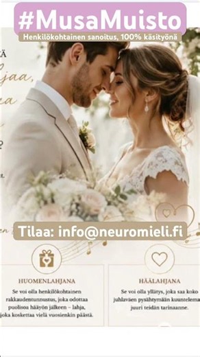 Musamuisto by Musamieli – henkilökohtainen laulu elämän tärkeisiin hetkiin.