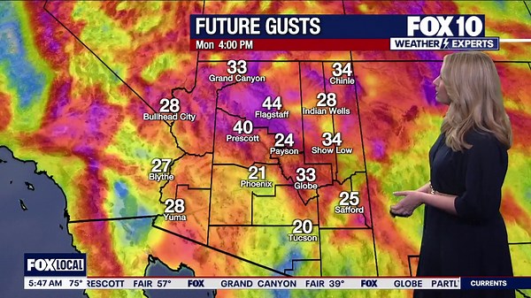 Arizona weather forecast: Spotty showers possible in Phoenix area