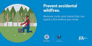 11 reactions · 3 comments | You can help prevent accidental wildfires. Before you mow, remove rocks and metal that can spark a fire. #EverettFire | Everett Fire Department | Facebook