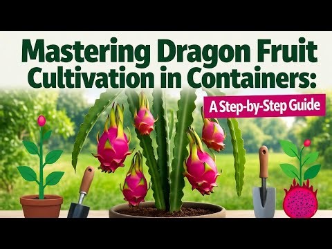 Mastering Dragon Fruit Cultivation in Containers: A Step-by-Step Guide