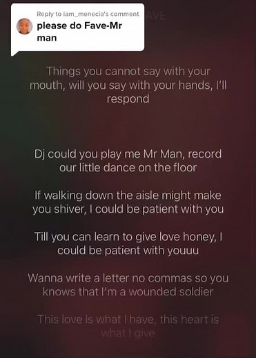 Reply to @iam_menecia #foryou #musiclyrics #fave