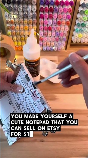 How To Make Notepads To Sell on Etsy #etsytip #diy #stationery #onlineselling #etsyproduct
