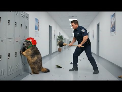 Brave Marmota Presses Fire Alarm 🔥 | Funny Marmot Saves Everyone from Danger