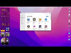 Widgets on Mac desktop (WidgetWall)