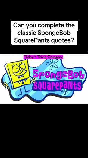 SpongeBob SquarePants Trivia! #spongebobsquarepants #spongebob #trivia #fyp #foryou #foryoupage #triviatests