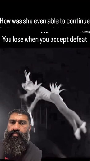 Rare footage. Real courage. This girl attempts an extreme gymnastics stunt—jumping high on bamboo sticks, mid-air somersaults, brutal landings. She falls. Gets injured. Bleeding legs. Pain everywhere. But watch closely— She doesn’t stay down. She looks at the crowd. She gathers herself. She tries again. She falls the second time. Most people would stop there. She didn’t. On the third attempt, she commits with everything she has—and she completes the stunt. In life, many of us don’t fail because