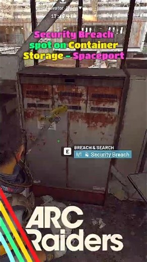 Security Breach Container at Container Storage on Spaceport - Arc Raiders 1.15.0