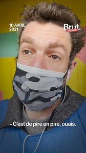 "C'est de pire en pire." Fin janvier, Brut se rendait à une distribution alimentaire à destination des étudiants mise en place par l'association Linkee. Depuis, la file n'en finit pas de s'agrandir… | Brut