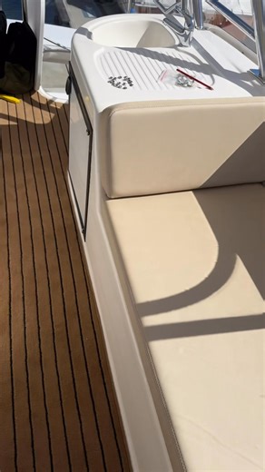 We have just finished this 47 Riviera “ Nifty “ - All new Flybridge strataglass Clears - All new internal Carpets using EC carpets - All new Flybridge Upholstery, including free flow foams, and capri linen marine vinyl - A new Lockline rear canopy - New Strataglass cockpit quarter panel clears - New Flybridge Carpets using marine tuft teak black. Overlocked in matching teak yarn Mesh cockpit covers to come. We will be looking for more full refits like this next year, so If you have any refits li