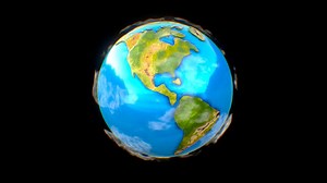 Little Planet Earth - Download Free 3D model by BlockedGravity