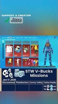 January 17 item shop change (USA time zones) #fortniteshop #fortnitestw #EpicPartner