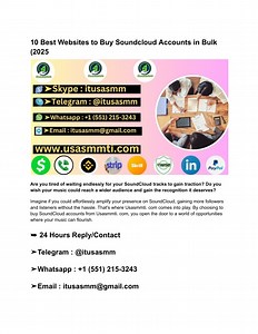 10 Best Websites to Buy Soundcloud Accounts in Bulk (2025 - SlideServe