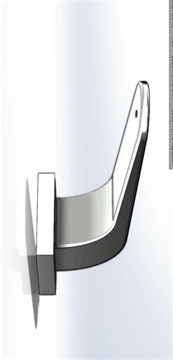 How to Make a Door Handle in Solidwork #solidworks #yputubeshorts #virel #virelshorts #3dmodeling