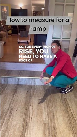 How to measure for a ramp #wheelchair #seniorcare #homecare #physicaltherapy #seniorliving