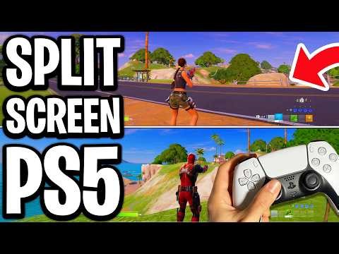 How to Play Split Screen in Fortnite on PS5 & 2nd Controller - Full Guide