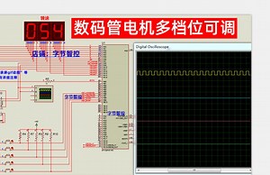 基于STM32F401/407单片机PWM波调速控制电机正反转数码管Proteus仿真 C语言程序源代码等
