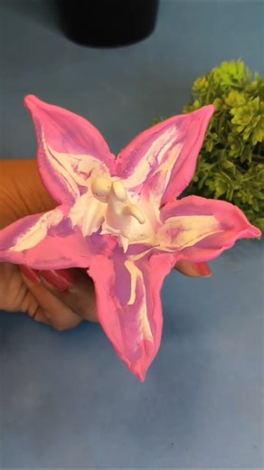 how to make a Pink cute flowers #trending #tutorial