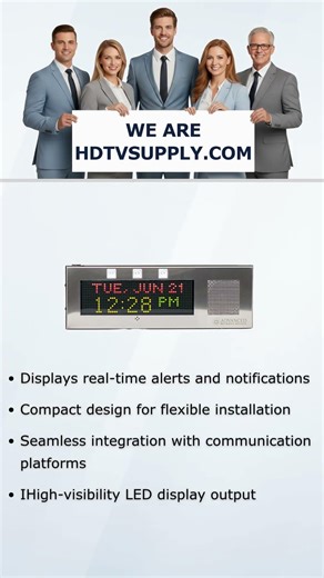 Advanced Network Devices IPCSS-RWB-IC InformaCast-Enabled IP Clock (Small)