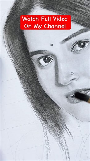How to Draw Realistic Hair with Pencil (Easy Hair Shading Technique) #pencilart #drawingforbeginners