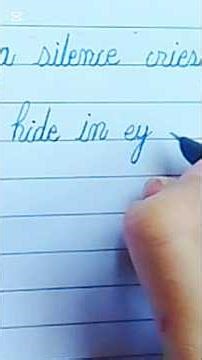 Easy handwriting practice with pen #handwriting #calligraphy