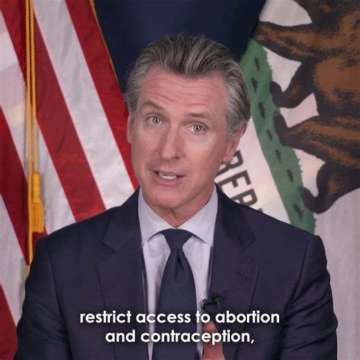 The right to reproductive freedom is officially part of the California Constitution. As other states restrict access to abortion and contraception, California will continue fighting for your freedom to choose. | Governor Gavin Newsom