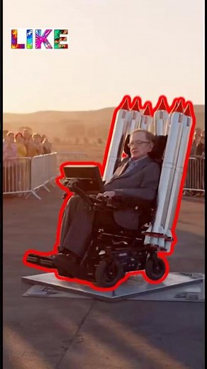 Stephen Hawking Turns Wheelchair Into a Rocket — What Could Go Wrong? 😂🚀