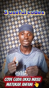 🚨Code guda ukku 3 masu muhimmanci 👇 Useful codes 👇👇 #USSD #impotantcode #USSDCodes #userfulcode #rilwanutech | Rilwanu Tech