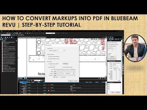 How to Convert Markups into PDF in Bluebeam Revu | Step-by-Step Tutorial