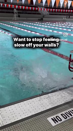 When you push off the wall on your turns, there’s an element of rotation as you leave the wall and get into your streamline. So if you want to have as much power coming off the wall as you can, your dryland should incorporate exercises where you create AND resist rotation. Rotational lunges will train your legs to be as strong as possible pushing off the wall. Then the bear toe taps create a full-body connection so you can have the most efficient body position possible. You’re working hard in wi