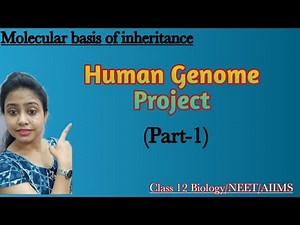 Human Genome Project- Part 1 | Ch-6 Molecular basis of Inheritance | Class 12 Biology/NEET/AIIMS