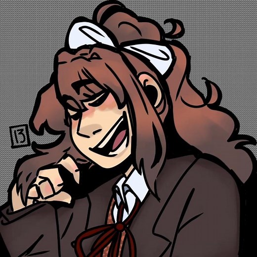 JUST MONIKA #art #digitalart #monika #ddlc #fanart